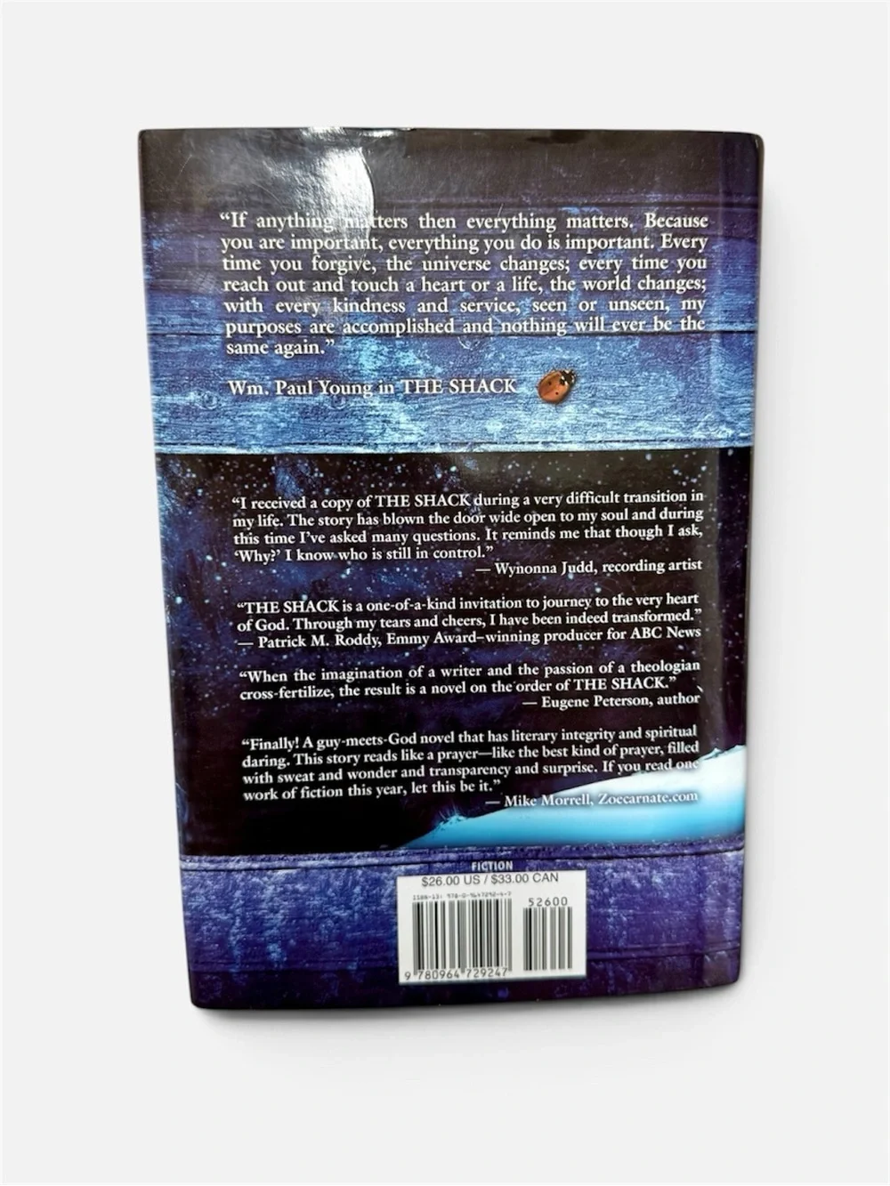 “The Shack” By William P. Young Hardcover Bestseller Inspirational Fiction Book